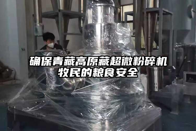 确保青藏高原藏91香蕉视频污在线观看牧民的粮食安全
