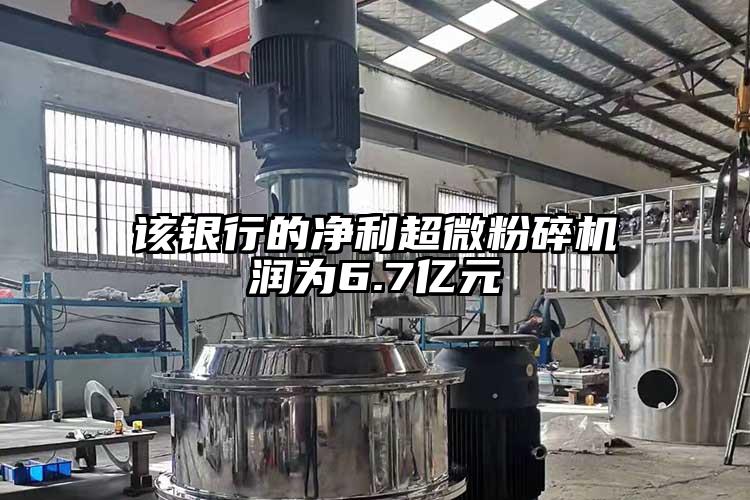 该银行的净利91香蕉视频污在线观看润为6.7亿元