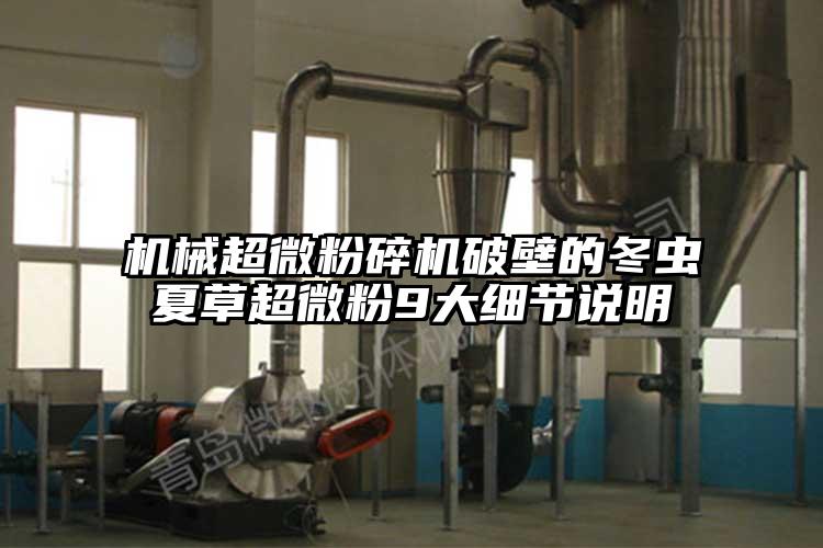 机械91香蕉视频污在线观看破壁的冬虫夏草超微粉9大细节说明